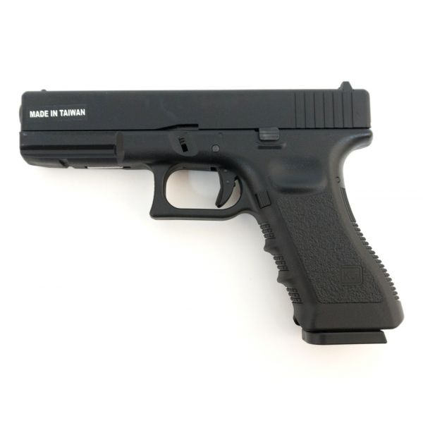 Страйкбольный пистолет KJW Glock G17 Gas, металл. затвор (KP-17-MS)