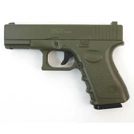 Страйкбольный пистолет Galaxy G.15G (Glock 17) зеленый