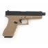 Страйкбольный пистолет KJW Glock G18 TBC CO₂ Tan, удлин. ствол