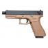 Страйкбольный пистолет KJW Glock G18 TBC CO₂ Tan, удлин. ствол