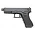 Страйкбольный пистолет KJW Glock G18 TBC CO₂ Black, удлин. ствол