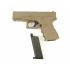 Страйкбольный пистолет Galaxy G.15D (Glock 17) песочный